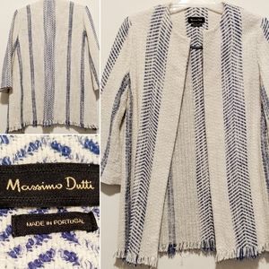 MASSIMO DUTTI Open Textured Jacket